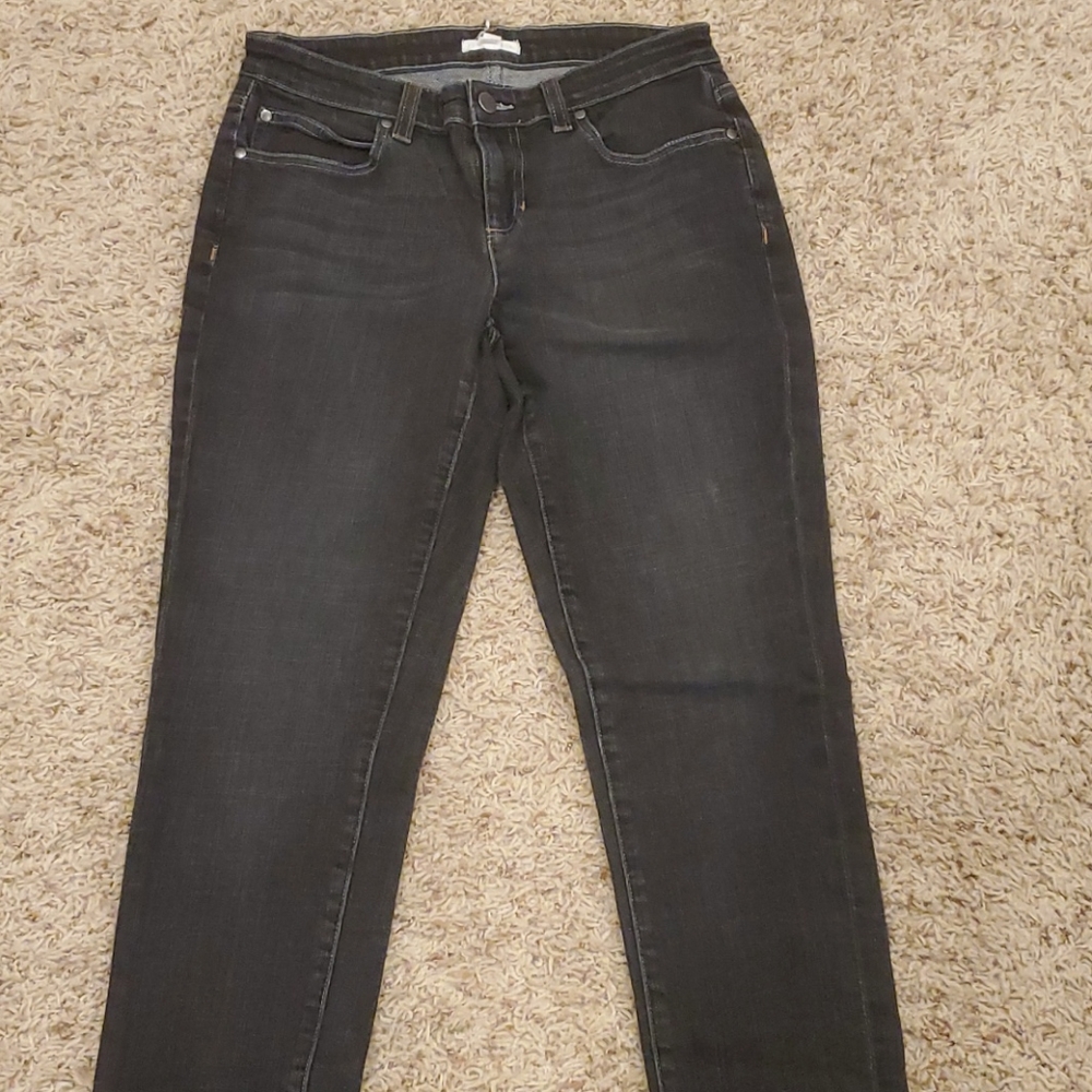 Eileen Fisher washed black Jean size 4